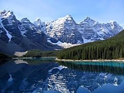 Beautiful landscape of the BANFF mountain range